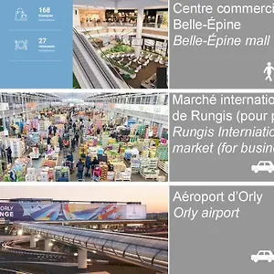 Paisible Et Bien Situe - Proche Aeroport D'orly Et Tramway Pour Paris Thiais